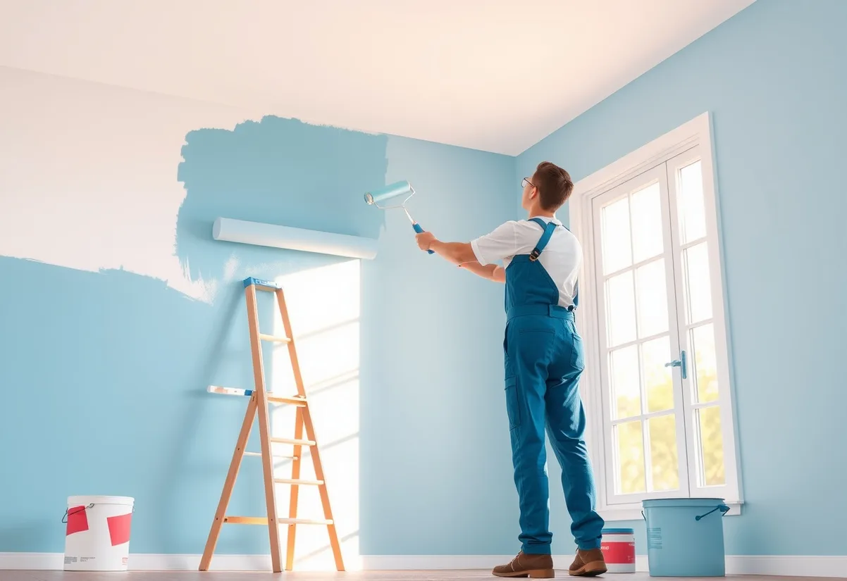 Peintre Soyaux 16800 en intervention sur un chantier
